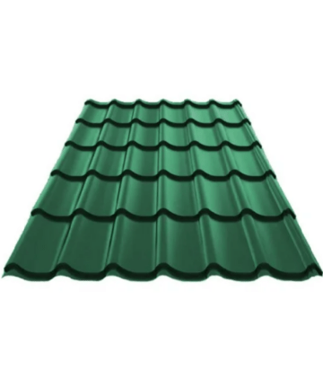 Метал Черепица  1180 х 850   Зел