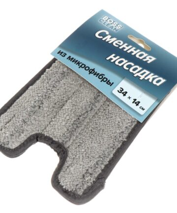 Сменный блок для швабры микрофибра 34*14см BOSSCLEAN SR-T7R