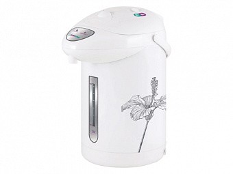 Термопот Homestar HS-5001 2.5л "Серые цветы", 750Вт, колба нерж.сталь, подача ручная 700