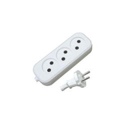 Удлинитель 3х5м без заземл. 10А IP20 Е-203 АБС-пл. ПВС 2х0,75 UNIVersal 9631965