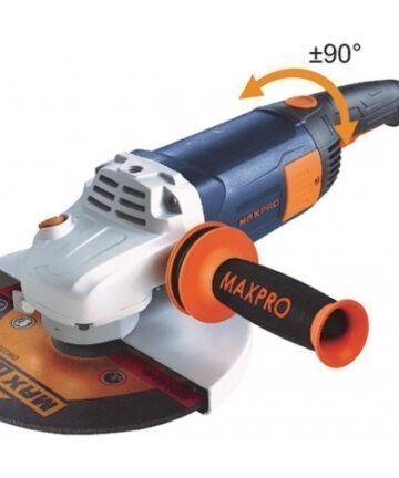 MAX-PRO Шлифмашина угловая 2400 Вт; 6000об/мин; быстрозажимной кожух 230мм; антивибрационная ручка.