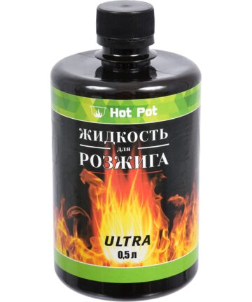 Жидкость для розжига 0,5 л углеводородная ULTRA "HOT POT"