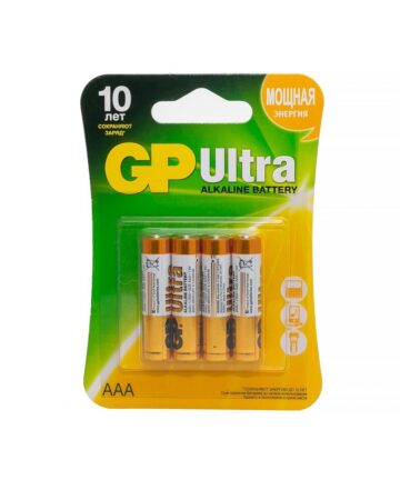 Батарейка GP ULTRA Alkaline 24AU-2CR4 тип LR03 (AАА) 4шт